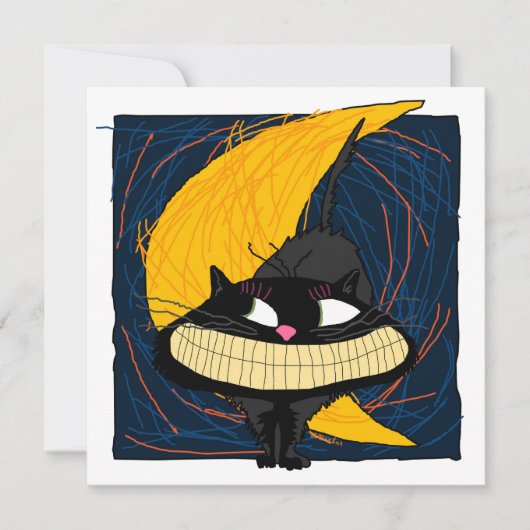 Halloween Fraidy Cat Kaart (Voorkant)