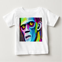Halloween Frankenstein Baby T-Shirt
