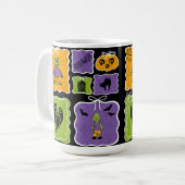 Halloween Frankenstein Coquette Koffiemok (Voorkant links)