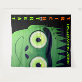 Halloween Frankenstein Monster Backdrop Wandkleed (Voorkant (horizontaal))