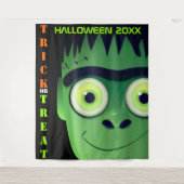 Halloween Frankenstein Monster Backdrop Wandkleed (Voorkant)