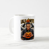 Halloween Frankenstein Monster Koffiemok (Voorkant links)