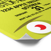 halloween Frankenstein monster kostuum party Poster (Hoek)