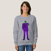 halloween frankenstein monster kreupel trui (Voorkant volledig)