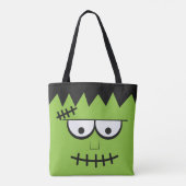 Halloween Frankenstein Snoep Tote Bag (Achterkant)