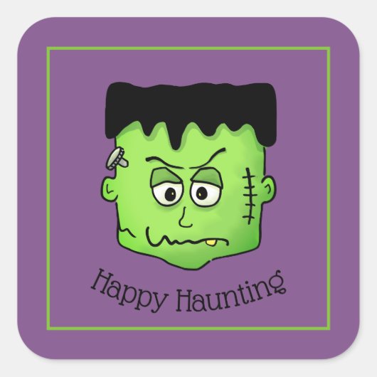 Halloween Frankenstein Stickers (Voorkant)