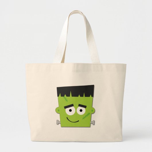 Halloween Frankenstein T-shirts en Gifts Grote Tote Bag (Voorkant)