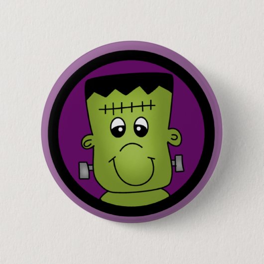 Halloween Frankie Tshirts and Gifts Ronde Button 5,7 Cm (Voorkant)