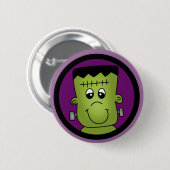 Halloween Frankie Tshirts and Gifts Ronde Button 5,7 Cm (Voorkant /achterkant)