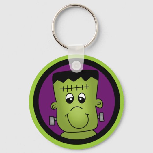 Halloween Frankie Tshirts and Gifts Sleutelhanger (Voorkant)