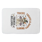 Halloween Franse Bulldog Grappenmaker Badmat (Voorkant)