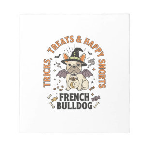Halloween Franse Bulldog Grappenmaker Notitieblok