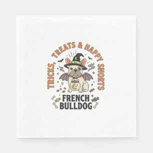 Halloween Franse Bulldog Grappenmaker Servet