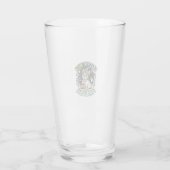 Halloween Franse Bulldog Griezelige Gezel Glas (Achterkant)