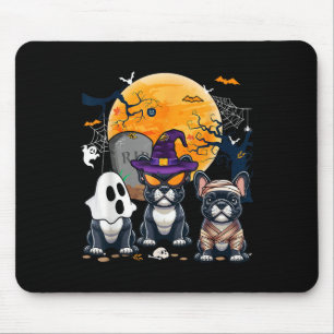 Halloween Franse Bulldogs Cosplay Witch Ghost Mumm Muismat
