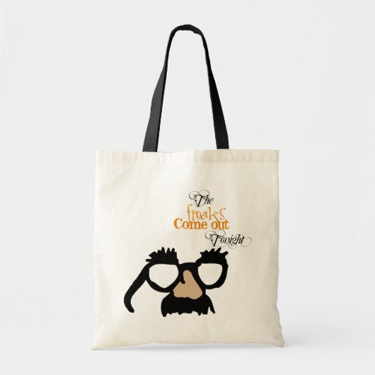 Halloween Freak Mustache Bag Tote Bag (Voorkant)