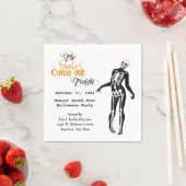 Halloween Freak Zombie Skeleton Custom Servet (Insitu)