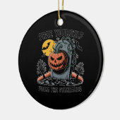 Halloween Free Yourself From The Standards.jpg Keramisch Ornament (Links)