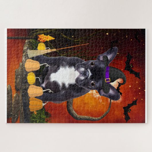 Halloween French Bulldog Legpuzzel (Horizontaal)