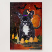 Halloween French Bulldog Legpuzzel (Verticaal)