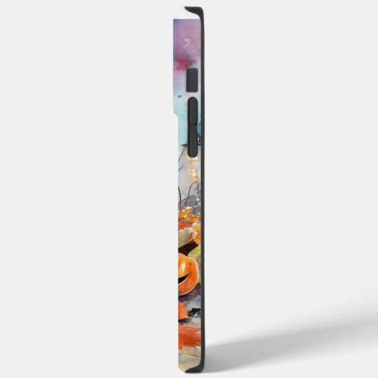 Halloween French bulldog met pompoenen eng Case-Mate iPhone Case (Achterkant / Links)