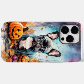 Halloween French bulldog met pompoenen eng Case-Mate iPhone Case (Achterkant (horizontaal))