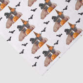 Halloween French Bulldog tissuepapier (Detail)