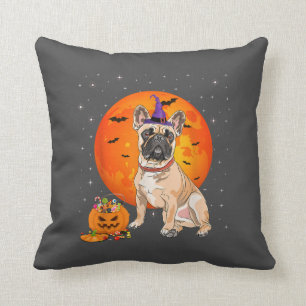 Halloween French Bulldog Trick or treat Pumpkin Kussen