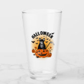 Halloween Frenchie Glas (Voorkant)