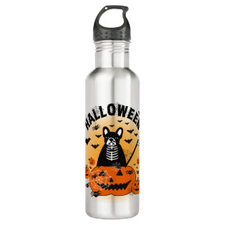 Halloween Frenchie Waterfles