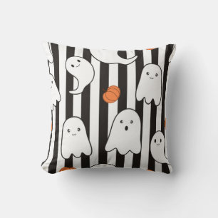 Halloween Friendly Ghost en Pumpkin Pattern Kussen