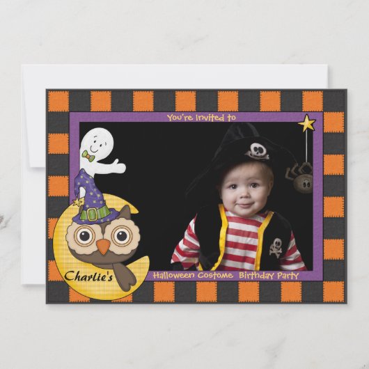 Halloween Friends - Fotouitnodiging Kaart (Voorkant)