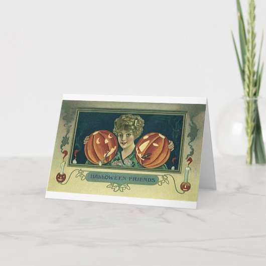 Halloween Friends - Pumpkins Kaart (Voorkant)