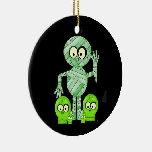 Halloween Friends-versiering Keramisch Ornament (Rechts)