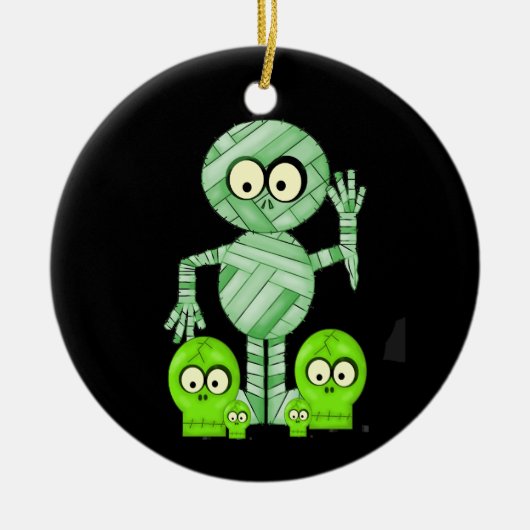 Halloween Friends-versiering Keramisch Ornament (Voorkant)