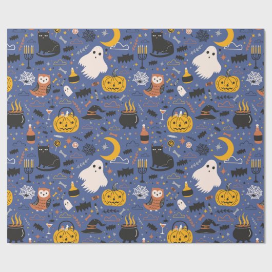 Halloween Fright Cadeaupapier (Vlak)