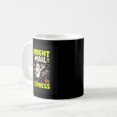 Halloween Fright Mail Express Koffiemok (Voorkant links)
