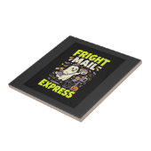 Halloween Fright Mail Express Tegeltje (Zijkant)