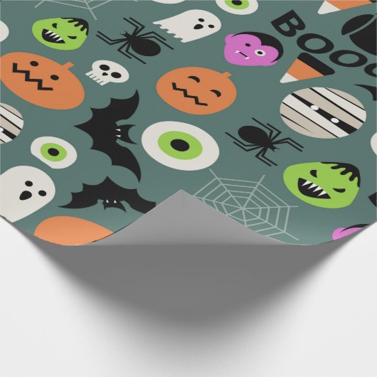 Halloween Fright Night Cadeaupapier (Hoek)