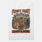 Halloween Fright Night Festival Theedoek (Verticaal)