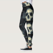 Halloween Frightful Skull Leggings (Links)