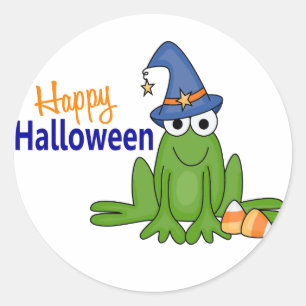 Halloween Frog Ronde Sticker