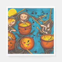 Halloween Frolics — Paper Luncheon napkins Servet