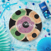 Halloween Frosted Donut en Sprinkles Papieren Bordje (Feest)