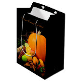 Halloween Fruits op maat geschenktas Medium Cadeauzakje (Voorkant Gekanteld)
