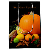 Halloween Fruits op maat geschenktas Medium Cadeauzakje (Achterkant)