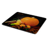 Halloween Fruits op maat monogram snijplanken (Hoek)