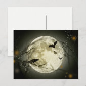 Halloween Full Moon Briefkaart (Voorkant / Achterkant)