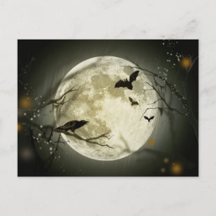 Halloween Full Moon Briefkaart