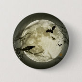 Halloween Full Moon Button (Voorkant)